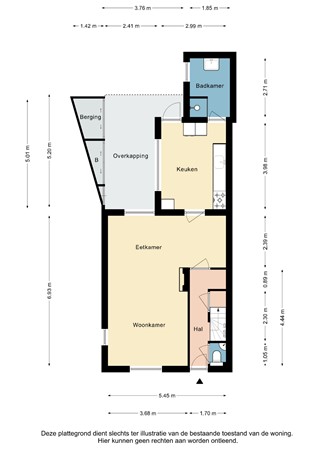 Plattegrond - Panhuisstraat 48, 6367 XH Voerendaal - Panhuisstraat 48 Voerendaal - Begane grond 2D.jpg